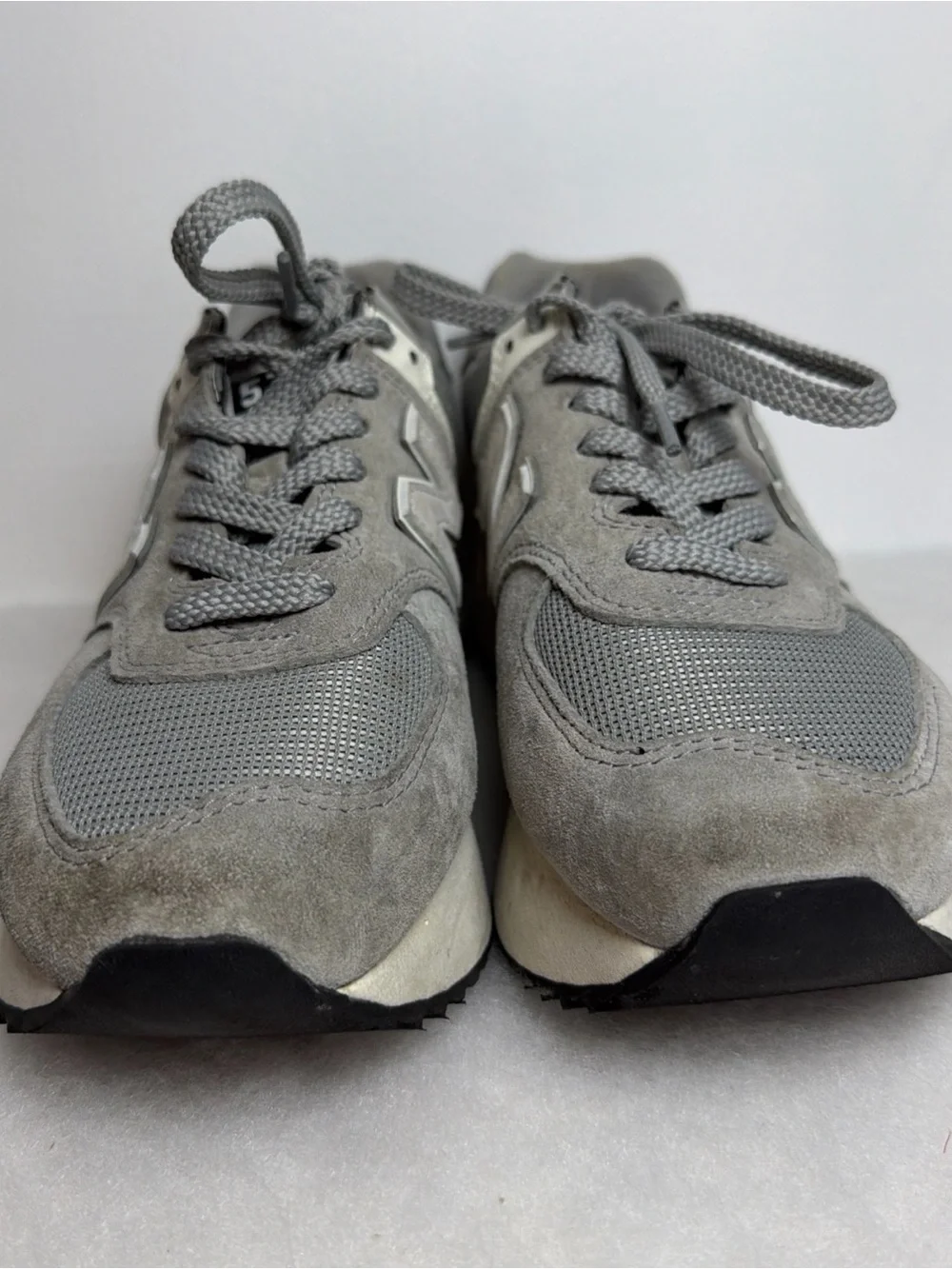 New Balance 574+ Shadow Grey Womens - Size 7.5 Platform